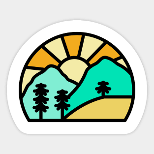 Mountain Flower Sticker